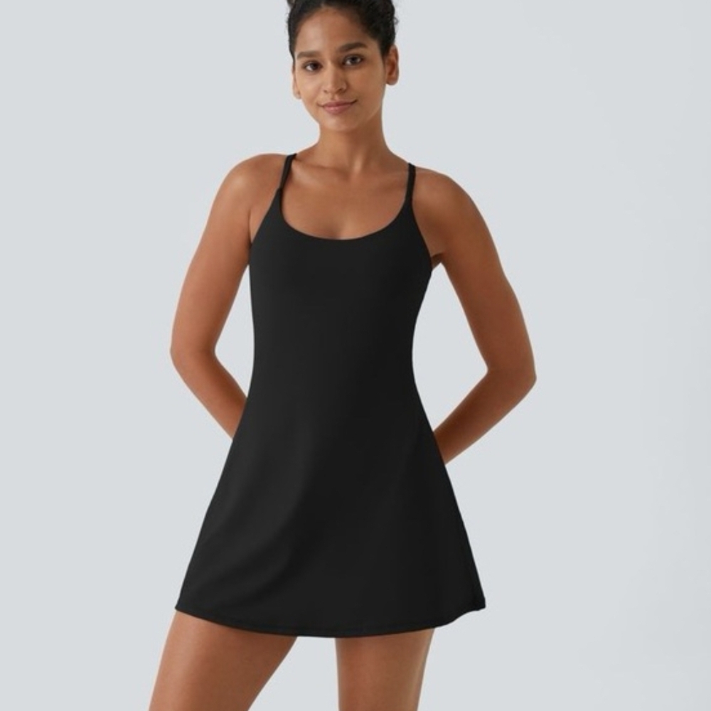 Halara Softlyzero™ Plush Backless Active Dress-Ea… - image 1